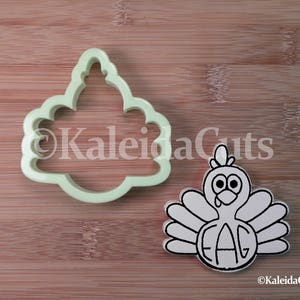 Turkey Monogram Cookie Cutter