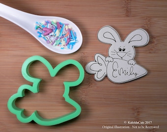 Bunny Carrot Plaque Cookie Cutter