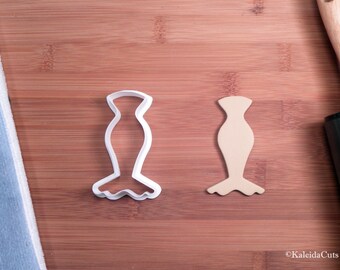 Mermaid Wedding Dress Cookie Cutter