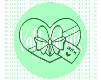 Heart with Tag Cookie Cutter
