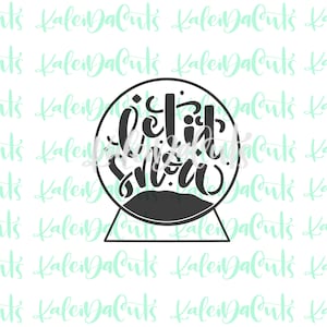 Snow Globe 2 Cookie Cutter