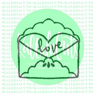 Scalloped Envelope Cookie Cutter