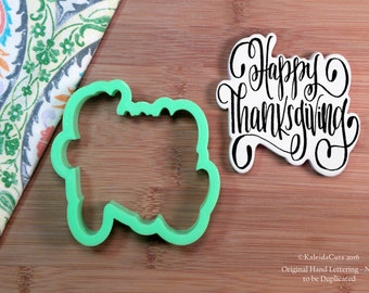 Happy Thanksgiving Cookie Cutter