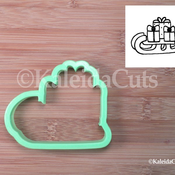 Sleigh with Presents Cookie Cutter