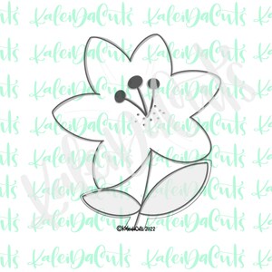 Easter Lily Cookie Cutter