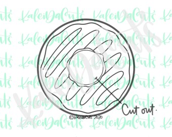Donut Cutout Cookie Cutter