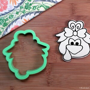 Girly Turkey Head Cookie Cutter