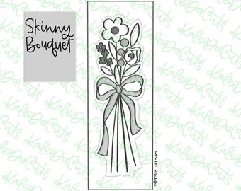 Skinny Bouquet Cookie Cutter