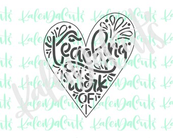 Teachers Heart Cookie Cutter