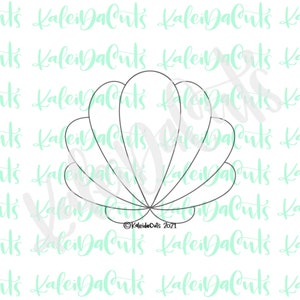Mermaid Seashell Cookie Cutter
