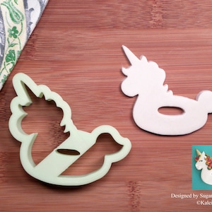 Sugarbelle Sweets Unicorn Pool Float Cookie Cutter