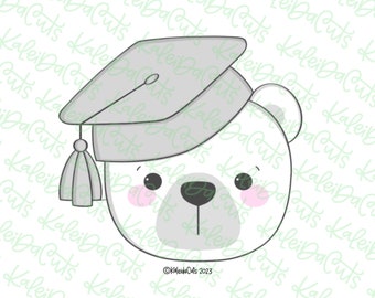 Cortador de galletas con forma de cara de oso graduado