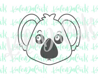 Koala Bear Face Cookie Cutter