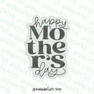 Happy Mother&#39;s Day 2025 Cookie Cutter