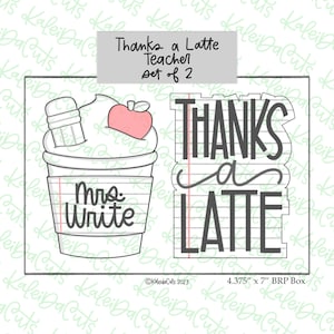 Thanks a Latte Set of 2 Cookie Cutters