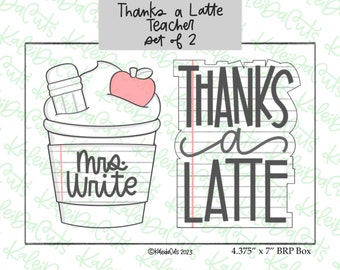 Thanks a Latte Set of 2 Cookie Cutters