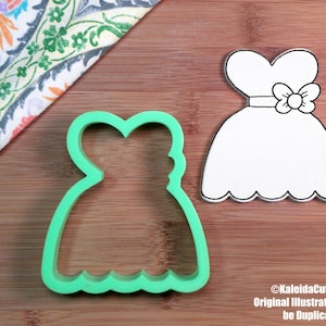 Cadie Wedding Dress Cookie Cutter