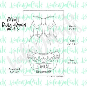 Small Build a Basket Cookie Cutter Set of 3