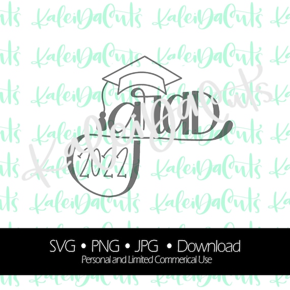 Grad Handlettering 2022 Digital Download.
