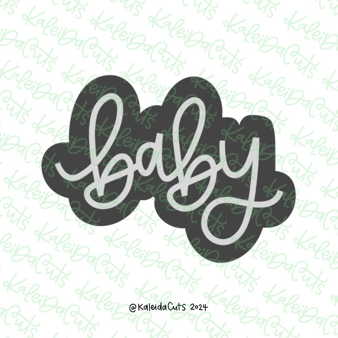 Baby Lettering Cookie Cutter - Etsy
