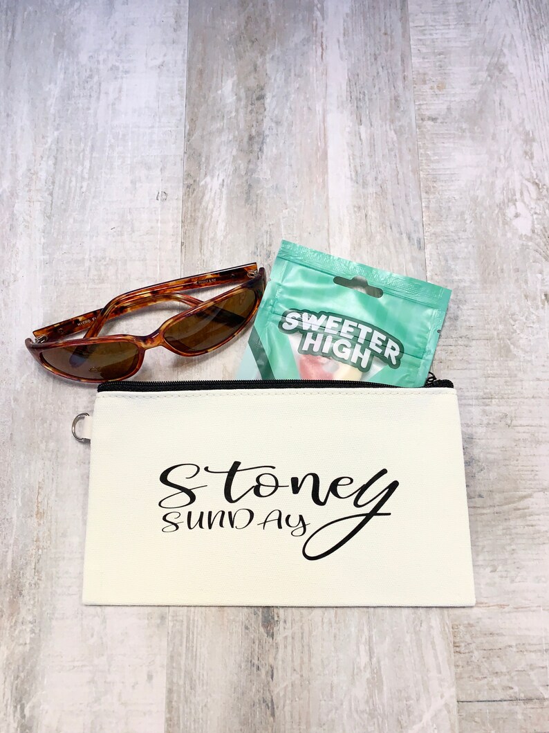 Canvas Stoner Bag Funny Stash Gift Weed Bag. Saying Stoney Etsy