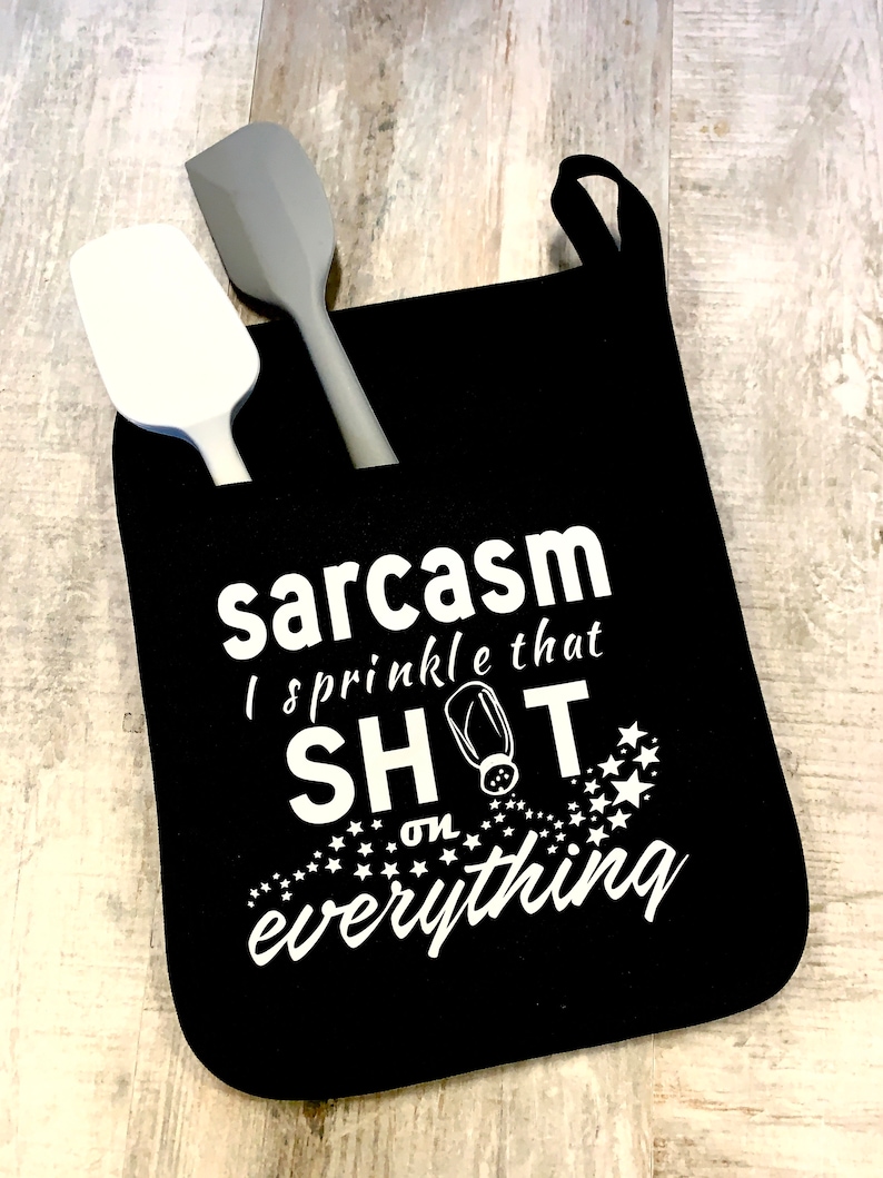 Funny Sayings Pot Holder Oven Mitt Pocket Pot Holder. Etsy