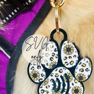 Dog Tag NFC Keychain SVG | NFC Keychain | Dog Tags