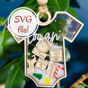 Baby's First Christmas Ornament SVG