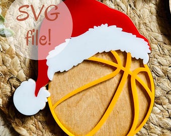Basketball Ornament SVG