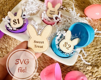 Fichas de huevo de Pascua SVG