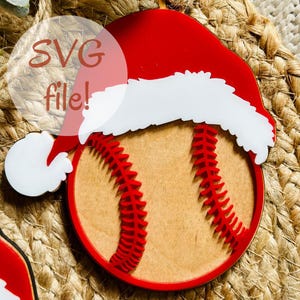 Baseball Ornament SVG