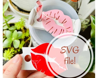 Lover Lips Topper SVG