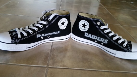 raiders converse high tops