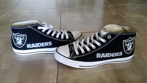 raiders converse high tops