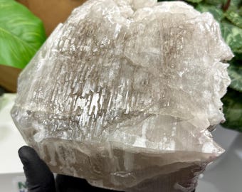 スモーキークォーツとエギリン、長石入り - マラウイ - 形而上学的鉱物