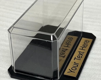 Vitrine acrylique pour voiture moulée sous pression à l'échelle 1/64 : base octogonale personnalisée