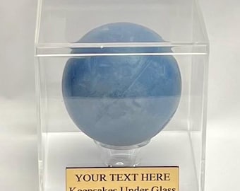 Lacrosse Ball Acryl-Vitrine: Benutzerdefinierter Ständer & kostenlose Gravur