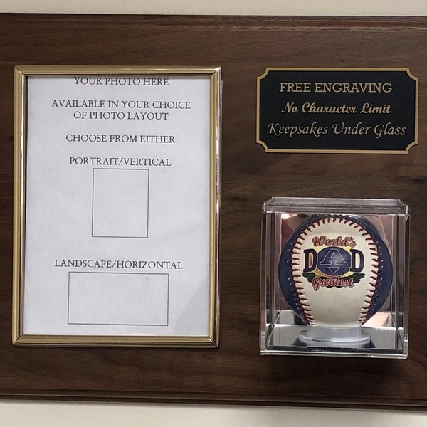 Baseball and 8x10 Photo Display Case Etsy