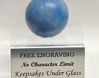 Lacrosse Ball Acrylic Riser Display Custom Stand - Free Engraving