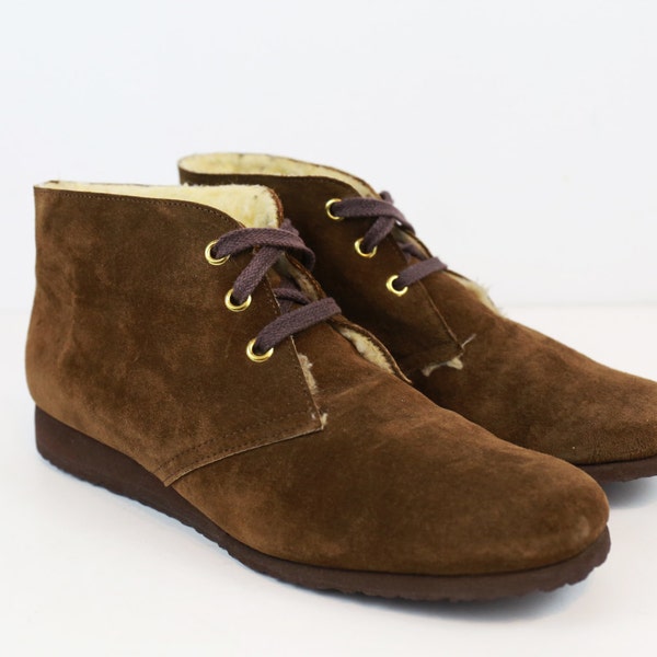 shearling ankle boots