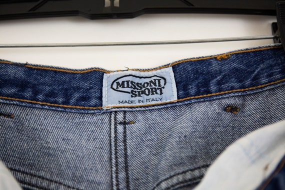 Vintage Missoni High Waisted Tapered Denim Pants/… - image 5