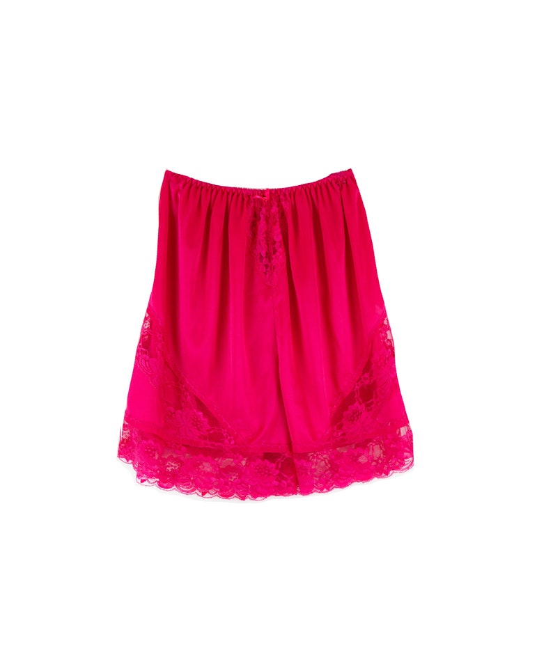 Vintage Hot Pink Lace Shorts size xssmall