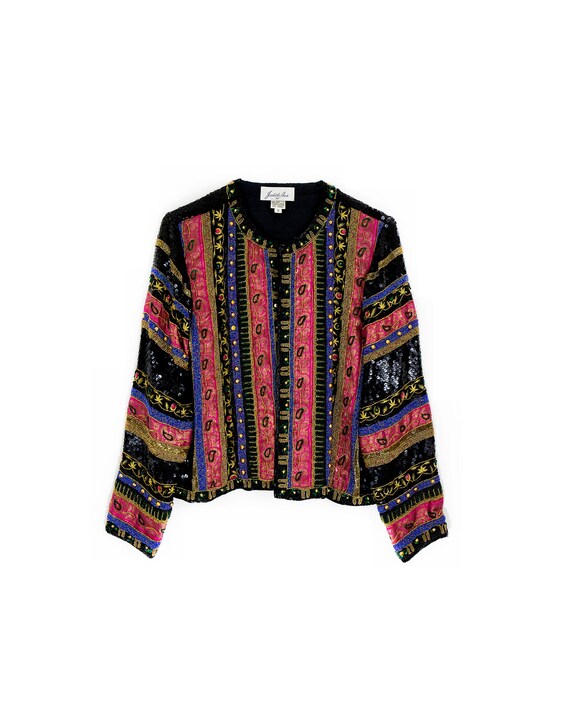 Vintage Sequin & Beaded Jacket