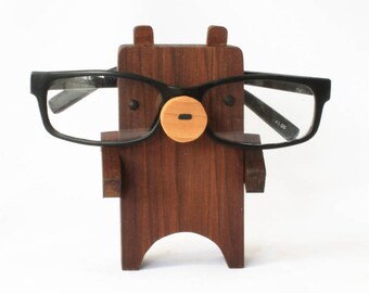 homemade glasses holder