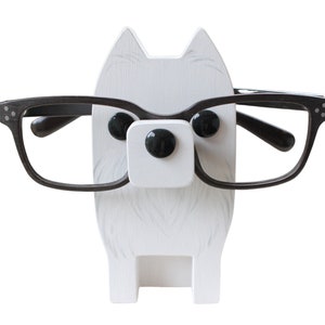 Samoyed Eyeglass Stand / Glasses Holder