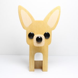 Chihuahua Wearing Eyeglasses Stand / Glasses Holder / Eyeglass Art / Eyeglass Display / Eyeglass Accessories / Personalized Gift image 3