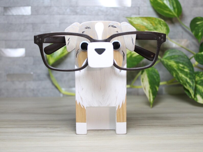 Australian Shepherd Gift Eyeglass Stand Aussie Ornament Memorial Gift