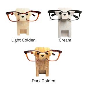 Golden Retriever Dog Eyeglass Stand / Glasses Holder image 2