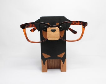 Rottweiler Eyeglass Stand / Glasses Holder