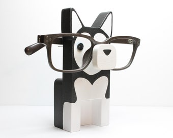 Siberian Husky Eyeglass Stand / Glasses Holder